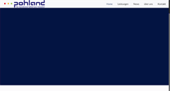 Desktop Screenshot of pohland.ch